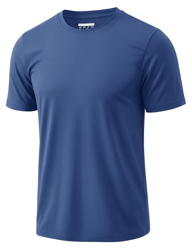MAGCOMSEN Men's UPF 50+ Sun Protection UV T-Shirts Quick Dry Gym Sports Top | UPF 50+ Sun Tee Shirts, Sports Gym Tops, Summer Quick Dry Lightweight Top, Swimming, Running, Workout, Fishing, Walking