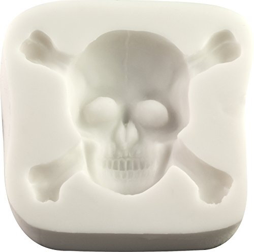 FPC Sugarcraft Moule en silicone Tête de mort et tibias