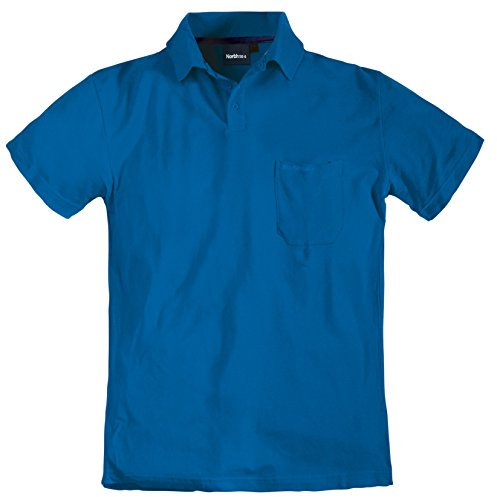 Allsize Piquepolo in großen Größen bis 8XL, Royalblau, Größe:5XL