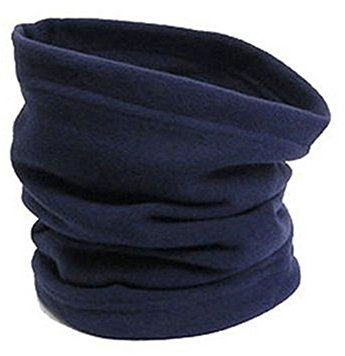 Fleece-Schal, Rundschal, für Winter, Sport, Wandern, Polarfleece, navy, Einheitsgröße