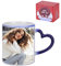 Tasse Personnalisée avec Photo Mug Magique Personnalisable en Ligne Changeante de Couleur Sensible à la Chaleur Tasse à Café Thé Chaud en Céramique pour Cadeau d'Anniversaire Noël Fête des Père/Mère