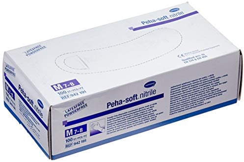 Guante Nitrilo S/Polvo Med P-S 100 U