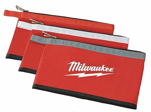 Milwaukee 48-22-8193 12 in. Zipper Tool Bag in Multi-Color - pack of 3
