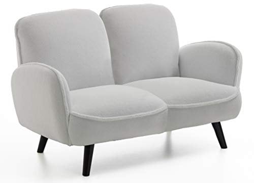 Atlantic Home Collection BEN, 2-Sitzer, Schafwollimität, weiss