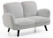Atlantic Home Collection BEN, 2-Sitzer, Schafwollimität, weiss
