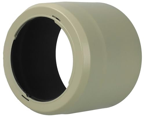 vhbw Pare-Soleil Remplacement pour Canon ET-73B pour Objectif 67mm - Cache, Blanc/Gris, Plastique, Rond