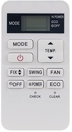 ALLIMITY Replace Remote Control fit for Toshiba AC Air Conditioner BRC-ASX11E-C BRCASX11EC RBC-ASX11E-C