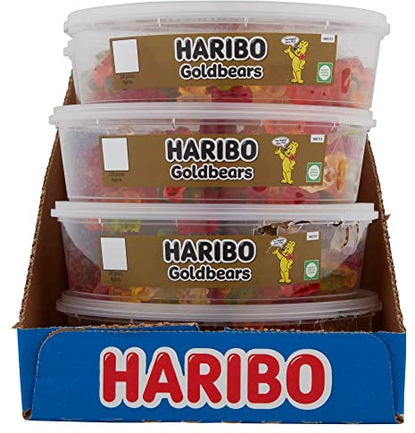 HARIBO Goldbears 8 x 200 Pieces (460 g) Sweets Tub