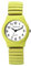 Adrina Damen-Uhr Edelstahl Zugarmband Neon-gelbe große Ziffern Länge 18cm Durchmesser -34mm Breite 18mm Geschenke für Frauen