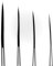 Synthetic Rigger Paint Brush, Set of 4, For Watercolour Oil Acrylic & Ink, Rigger Brushes, Fine Detail Brushes, Precision Brushes, Detailing Brushes, Script Liner Brush Set, Acrylic Paint Brushes