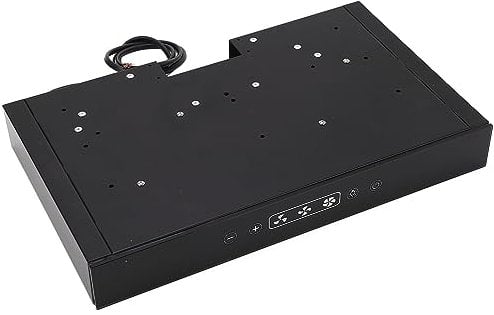 Cappa aspirante, motore in rame puro, nero, senza condotto, per cucina, camper, yacht