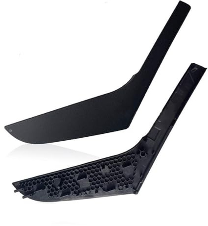 Inovey Copertura Interna Della Maniglia Della Porta Dell'Automobile Pannello Interno Del Bracciolo Compatibile Con Vw Golf 6 Gti Mk6 2009-2013 -nero -destra+sinistra