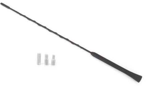 TKSE Antennenantenne, Schwarz Ersatz AM/FM Radio Antennenantenne Dachmast Stereo Passend Für Fiat 500 2011 312_07–19