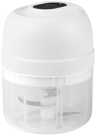 Mini hachoir à ail, portable, électrique, chargement USB, pour légumes, ail, poivre, oignons, épices, noix, viande (250 ml)