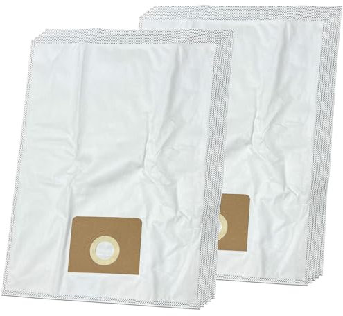 PakTrade 10 Premium Sacs d'aspirateur compatibles avec Kärcher NT 361 Eco M A, NT 361 Eco N, NT 361 Eco Premium, NT 361 Eco Te - aspirateur Eau/poussière - 10 pièces, Accessoires, pièces de Rechange
