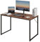 HUAXIN LUCKY Computer Desk, 120 x 60 x 76 cm, Writing Desk, Home Office Table, Laptop Table for Home Office Workstations, Multipurpose table, Metal Frame (Brown, 120 x 60 x 76 cm)