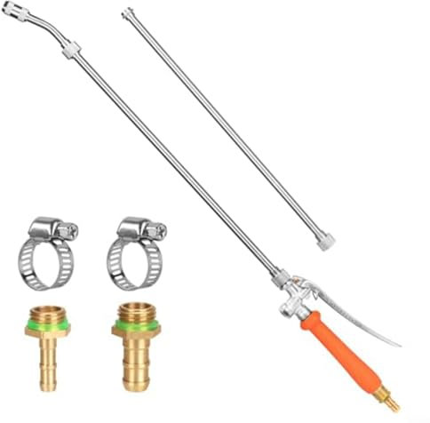 Alanmoship Sprühstab, Garten-Bewässerungsstab, Sprühlanze Hochdruckreiniger, Zauberstab, Bewässerungsstab, tragbar, verstellbar, Gartensprüher für Auto, Rasen, Duschen von Haustieren