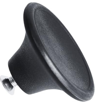 FIND A SPARE Black Large Handle Lid Knob 5.5CM / 55MM Replacement For Le Creuset Pots | Casserole | Saucepan | Dish Circular Handgrip Kitchen Cookware