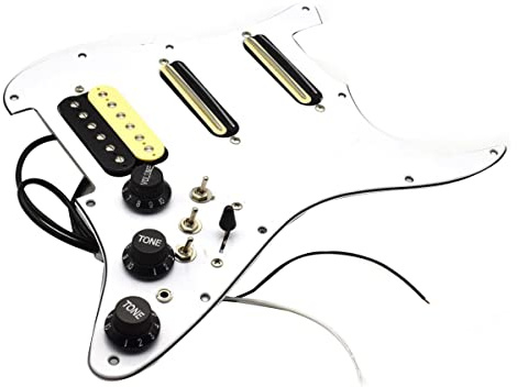 Sefdrert Guitar Pickguard Pickup Wiring Loaded Prewired Pickguard Guitar Pickguard Scratchplate Pickup Assembly