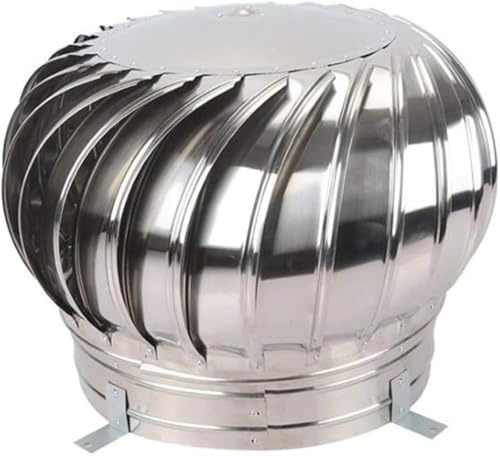 GYEQXKT Cappuccio Girevole per Camino, Cappuccio di sfiato in Acciaio Inossidabile, Girevole, Anti-tiraggio discendente, per camini e sfiati di Scarico, comignoli (150 mm/5,9 Pollici)