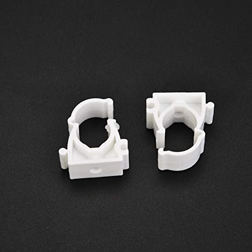 20 Pcs 16/20/25 / 32mm Morsetti per tubi Fissaggio supporto tubo di acqua Tubo per gas Tubo per filettatura PPR Morsetto per tubi in plastica Fibbia fissa con 20 viti Viti(16mm)