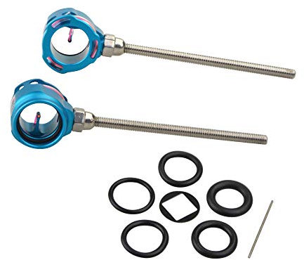 MILAEM Bogenschießen Bogenvisier 0.019 Scope Pin Jagdvisier Aiming Point Visier Optical Fiber Pfeil Aluminium Visier für Recurve Bogen Jagdzubehör (Blau)