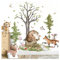 Grandora Wandsticker Waldtiere Kinderzimmer Wandaufkleber Wandtattoo DL798-4