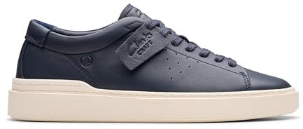 Clarks Craft Swift, Scarpe da Ginnastica Uomo, Pelle Blu Navy, 42 EU