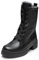 VITAFORM Stiefeletten Damen Gefüttert - Wasserabweisende Winterschuhe Damen - Warme Damen Stiefel Lammfell-Gefüttert für den Winter schwarz 42