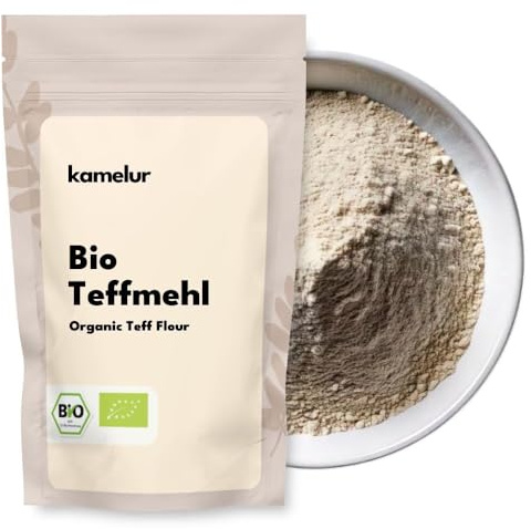 Kamelur Bio Teffmehl (1kg) - Teff Mehl BIO aus kontrolliert biologischem Anbau