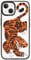 CASETiFY Compact iPhone 14 Case [2X Military Grade Drop Tested / 4ft Drop Protection] - Fierce Tiger - Clear Black