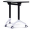 DAXUESEH 180 * 60cm, Faltbarer Konferenztisch Faltbarer Konferenztisch Trapezförmiger mobiler Trainingstisch mit 360° Silent Locking Wheels, für Home Office Konferenz