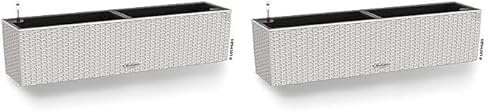 Lechuza BALCONERA Cottage 80 lichtgrau 15457, 79x19x19 cm (Packung mit 2)
