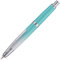 Jinhao 10 Press Fountain Pen with Box, Gradient Mint Green Retractable Fine Nib with Ink Converter Set (Silver Clip)