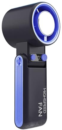 Cooling Fan with Ice, Portable Personal Fan 100 Speed, Cold Air Cooler Rechargeable Foldable 4000mAh for Beach Camping Travel Hiking Outdoor Indoor Home and