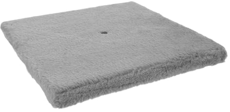 DOITOOL Base de Rechange pour Arbre à Chat 26X26 CM, Tapis à Griffer Gris en Peluche, Planche Stable et Résistante aux Rayures pour Plateforme de Griffoir D’Intérieur – Accessoire pour