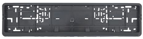 XINQQDC Structures pour Tableaux de Bord 1 Support de Plaque d'immatriculation Noir Ouvert, Accessoire Automatique, Support étanche avec Support de Plaque d'immatriculation Cadre Façade
