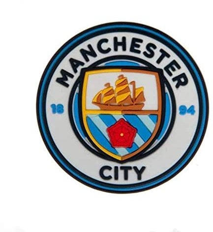 Club Licensed Man City Crest 3D Fridge Magnet (6cm Approx)
