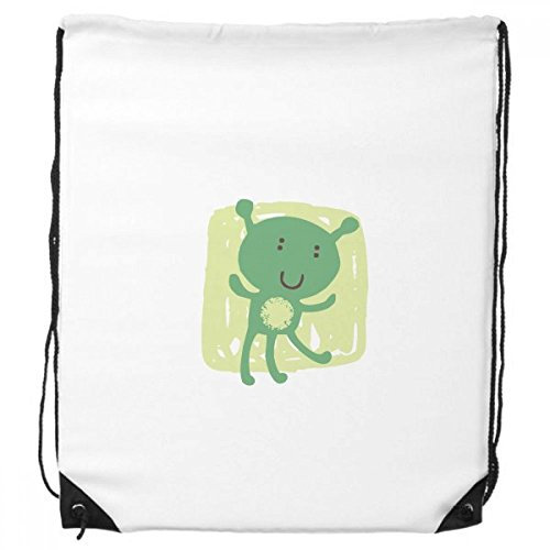 DIYthinker Universum Und Alien Graffiti Alien-Rucksack Einkaufs Gift Sporttaschen