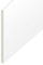 Upvc Flat Plastic Board White Gloss - 225mm Wide x 1 Metre Long
