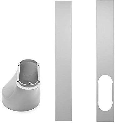 Yestter FensteradapterLokale Klimageräte-Zubehör Progress Component Kit, Ersatzteil-Set Mit Abluftschlauch, Fenster- Und Geräteadapter - Passend Für Alle Geräte (Window Adaptor+Plate(2pc))