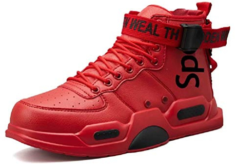 FUSHITON Scarpe Hi-Top da Uomo Moda Sneaker Bassa Sneaker da Corsa Scarpe Sportive da Passeggio per Fitness