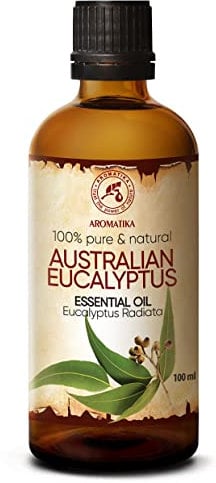 Australisches Eukalyptusöl 100ml - Eukalyptus Radiata - Australien - Reines & Natürliche Öl - Besten für Sauna - Inhalieren - Aroma Diffuser - Duftlampe