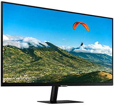 Samsung Smart Monitor M5 32’’ en resolution Full HD. Le 1er écran tout-en-un pour accéder facilement à vos applications de divertissement et travail
