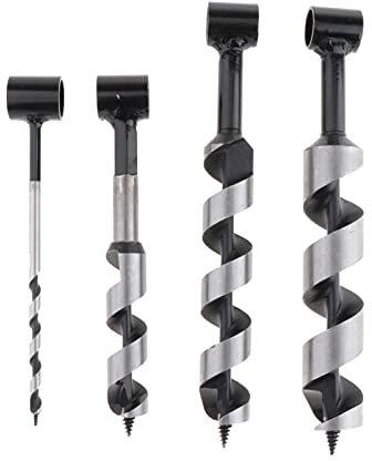 SYHML-SHOP Broca De Taladro De Madera para Ojos, Brocas De Supervivencia Manuales Portátiles para Mochila Y Camping, Herramienta De Adición Paquetes De Equipo De Supervivencia Y Camping