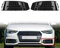 Bruce & Shark Auto Kühlergrill Black Front Fog Light Cover Stoßstange Kühlergrill Passend für Au-di A4 B9 S-Line 2016-2018