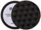 DETAILINGPADS 2er Polierschwamm Set Gewaffelt | Polierpads 125mm Klett | Polieraufsatz Polierschwämme | Poliermaschine Klein Polishing Sponge | Polierpad Polier Schwamme | EU Polier Pads (Schwarz)