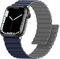 Anlinser Compatibile con Cinturino Apple Watch 49mm 46mm 45mm 44mm 42mm, Cinturini Magnetico Reversibile su Entrambi Lati Compatibile con iWatch Ultra 2/Ultra SE Serie 10/9/8/7/6-1 (Blu Scuro/Grigio)