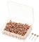 PATIKIL Push Pins, 500 Pack Round Head Map Tacks Thumb Steel Point for World Maps Cork Boards, Rose Gold