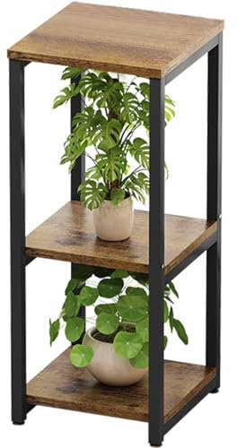 YIZAIJIA Växtstativ inomhus hörn hög 3 nivåer metall modern blomma